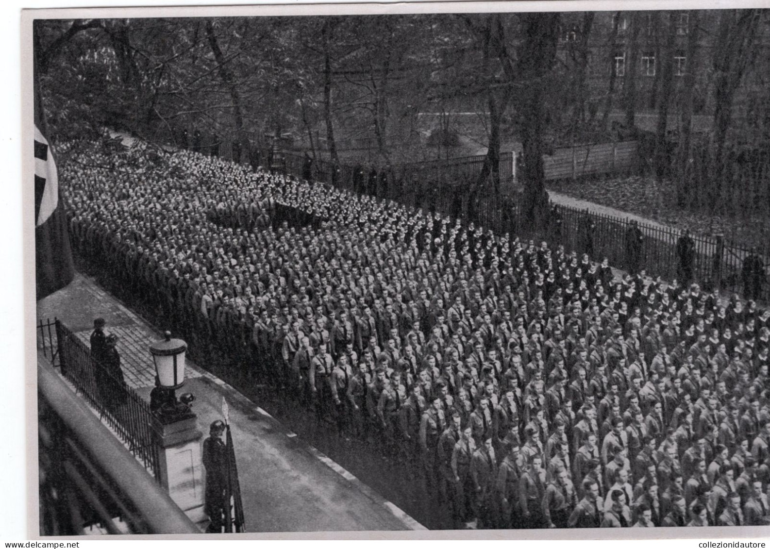 SAMMELWERK N 15 ADOLF HITLER CIGARETTEN SERIE COMPLETA DI 25 FOTOGRAFIE ORIGINALI MISURE 12X17 CM ERA NAZISTA 1922-1945