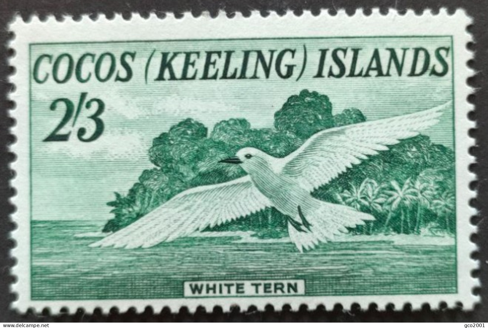 COCOS ( KEELING ) ISLANDS / Mi 6 / FAUNE - OISEAU - GYGIS BLANCHE / NEUF ** / MNH - Mouettes