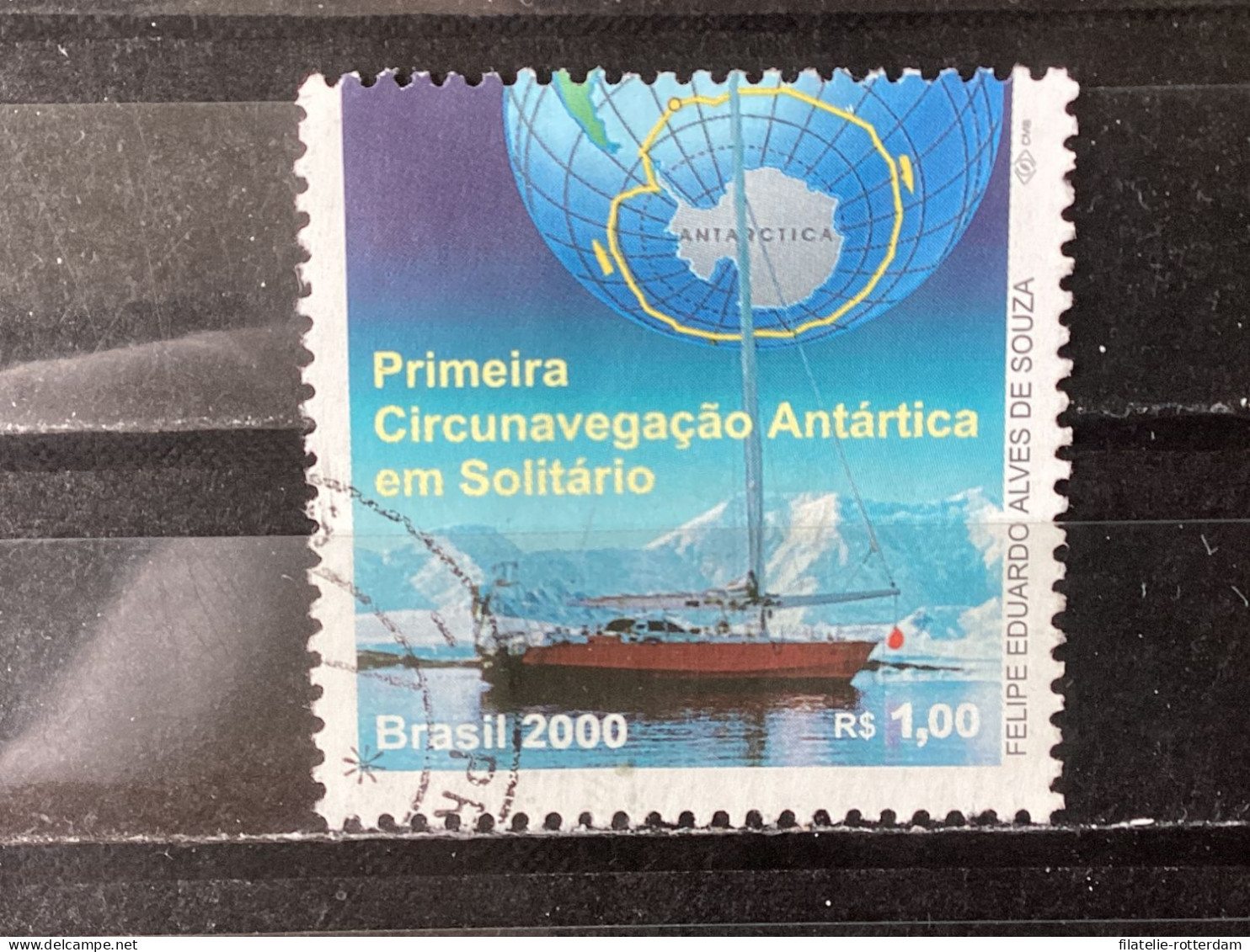 Brazil / Brazilië - Voyages Of Amyr Klink (1) 2000 - Oblitérés