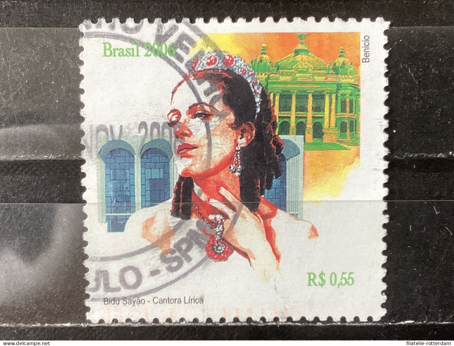 Brazil / Brazilië - Opera Singer (0.55) 2006 - Used Stamps