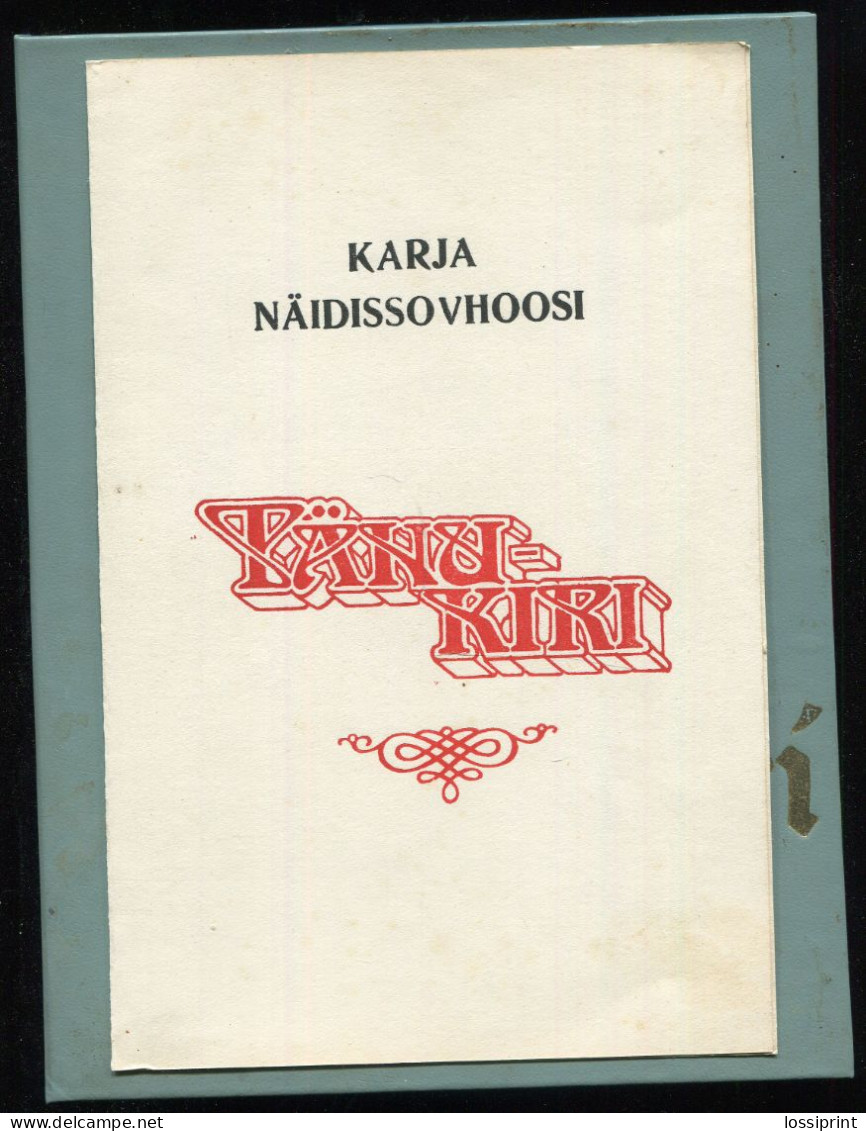 Estonia:Soviet Union:Karja Collective Farm Letter Of Thanks With Leeches, 1987 - Diplômes & Bulletins Scolaires