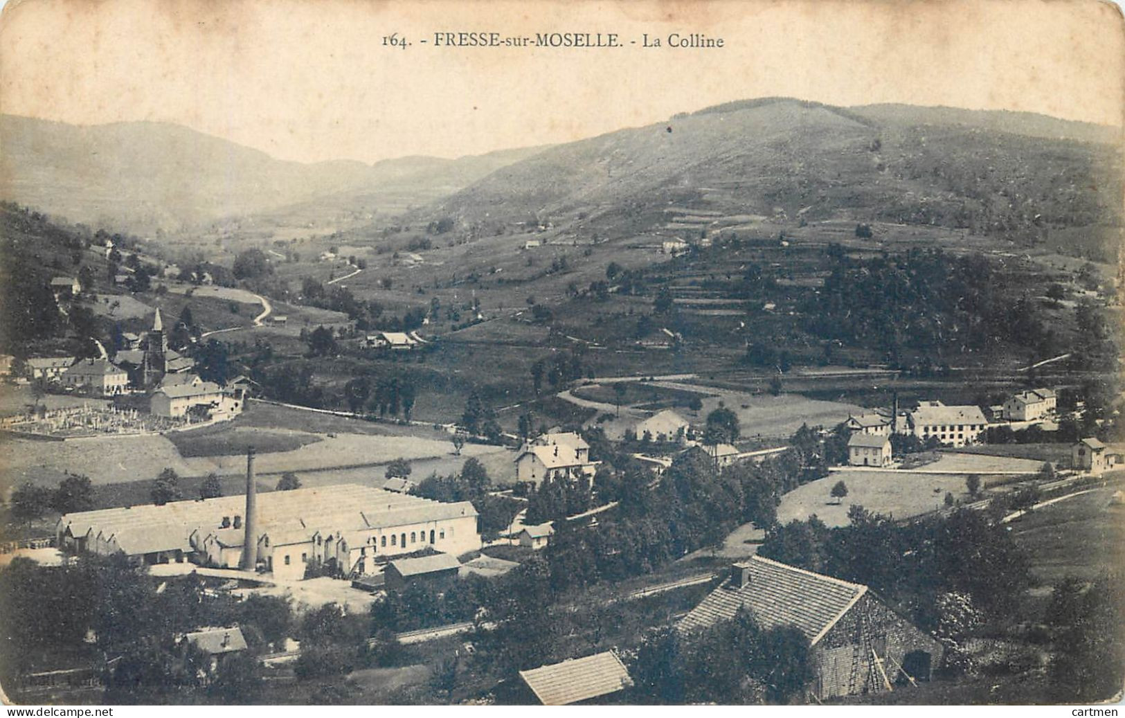 88 FRESNE SUR MOSELLE LES COLLINES VUE AERIENNE - Fresse Sur Moselle