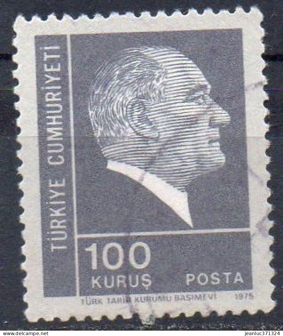 TURQUIE N°  2147 O Y&T 1975-1976 Portrait D'Atatürk - Gebraucht