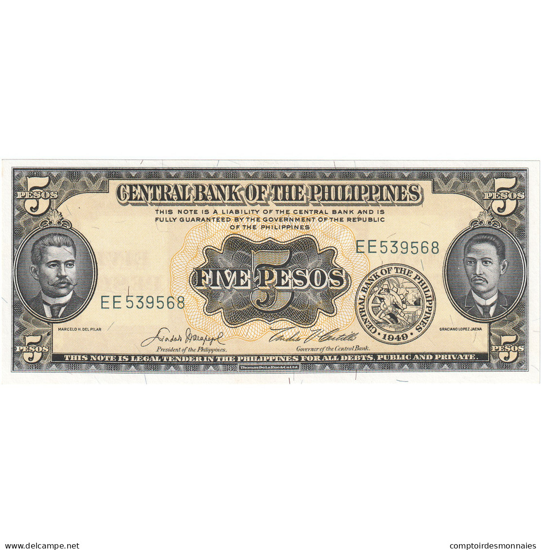 Philippines, 5 Pesos, KM:135c, SUP - Philippines