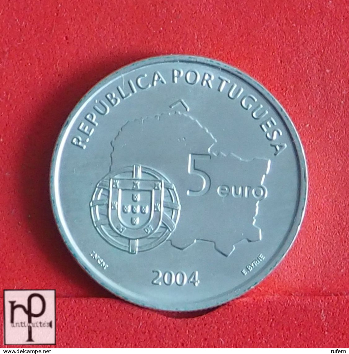 PORTUGAL 5 EUROS 2004 - ***SILVER***   KM# 755 - (Nº57591) - Portugal