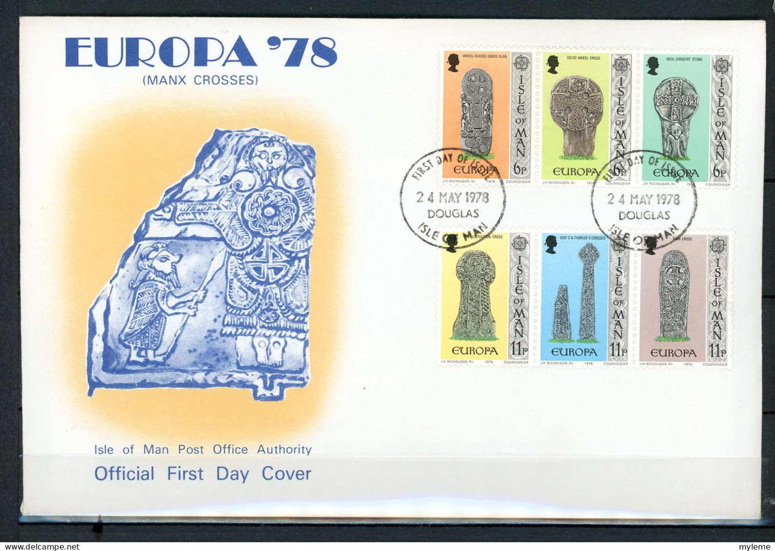 Z33-1 Ile De Man Europa Cept 1978 FDC 1er Jour N° 120 à 125  A Saisir !!! - 1978