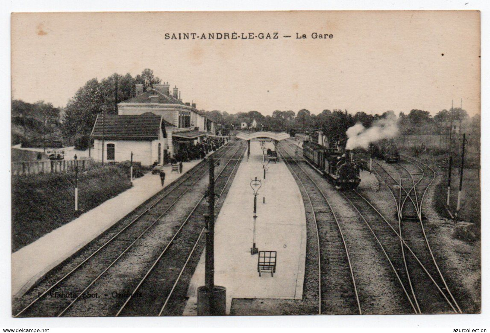 La Gare. Vue Intérieure - Saint-André-le-Gaz