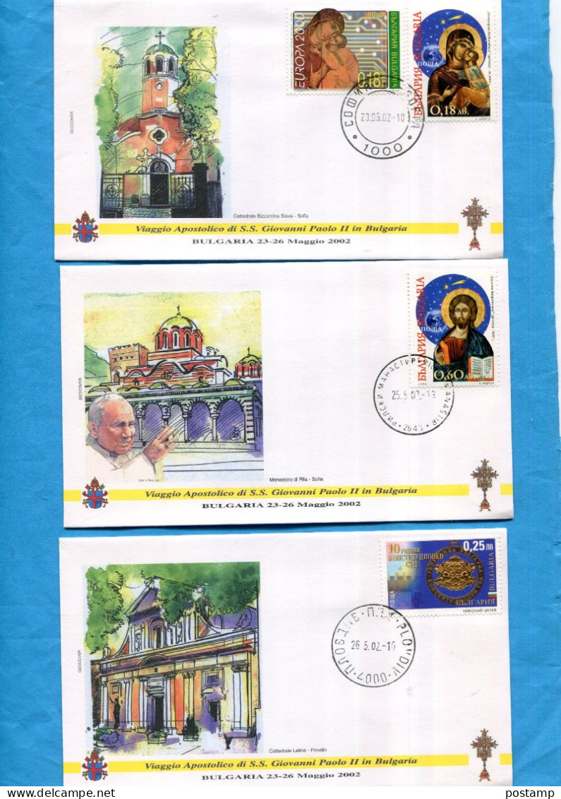 BULGARIA-5 ENVELOPPES F D C  2009+ 2010+2013 - Covers & Documents