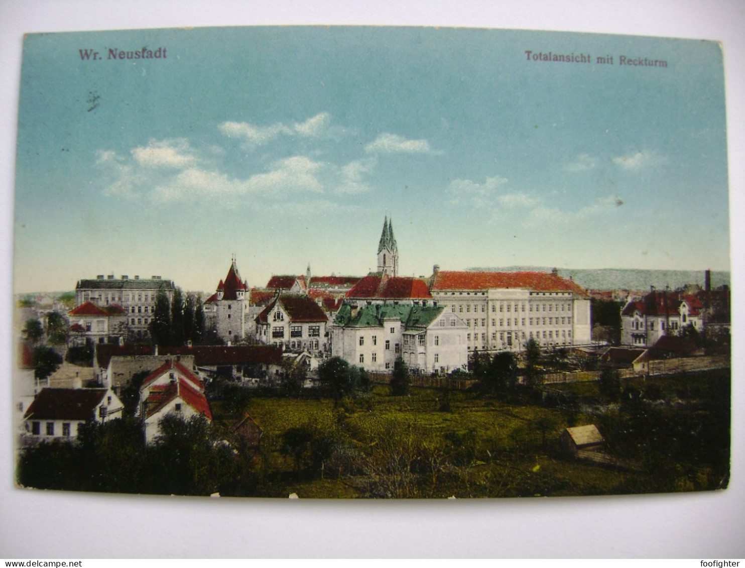 Wiener Neustadt - Totalansicht Mit Reckturm - 1916 - Wiener Neustadt