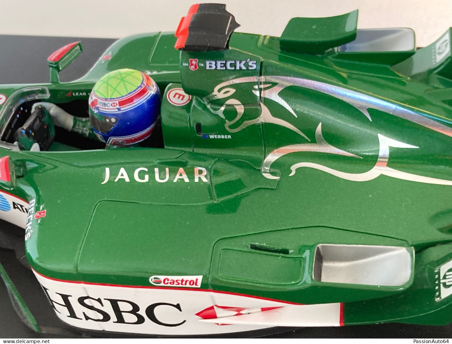 1/18 Minichamps Jaguar Racing R4 M. Webber F1 2003 no Hot Wheels Elite Exoto BBR GP Replicas