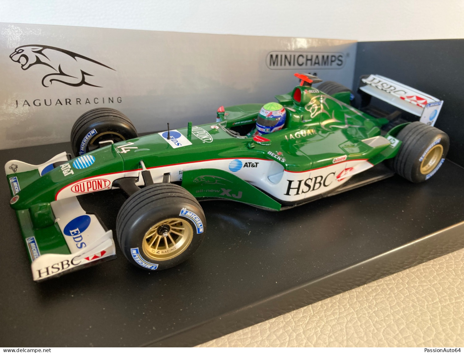 1/18 Minichamps Jaguar Racing R4 M. Webber F1 2003 no Hot Wheels Elite Exoto BBR GP Replicas