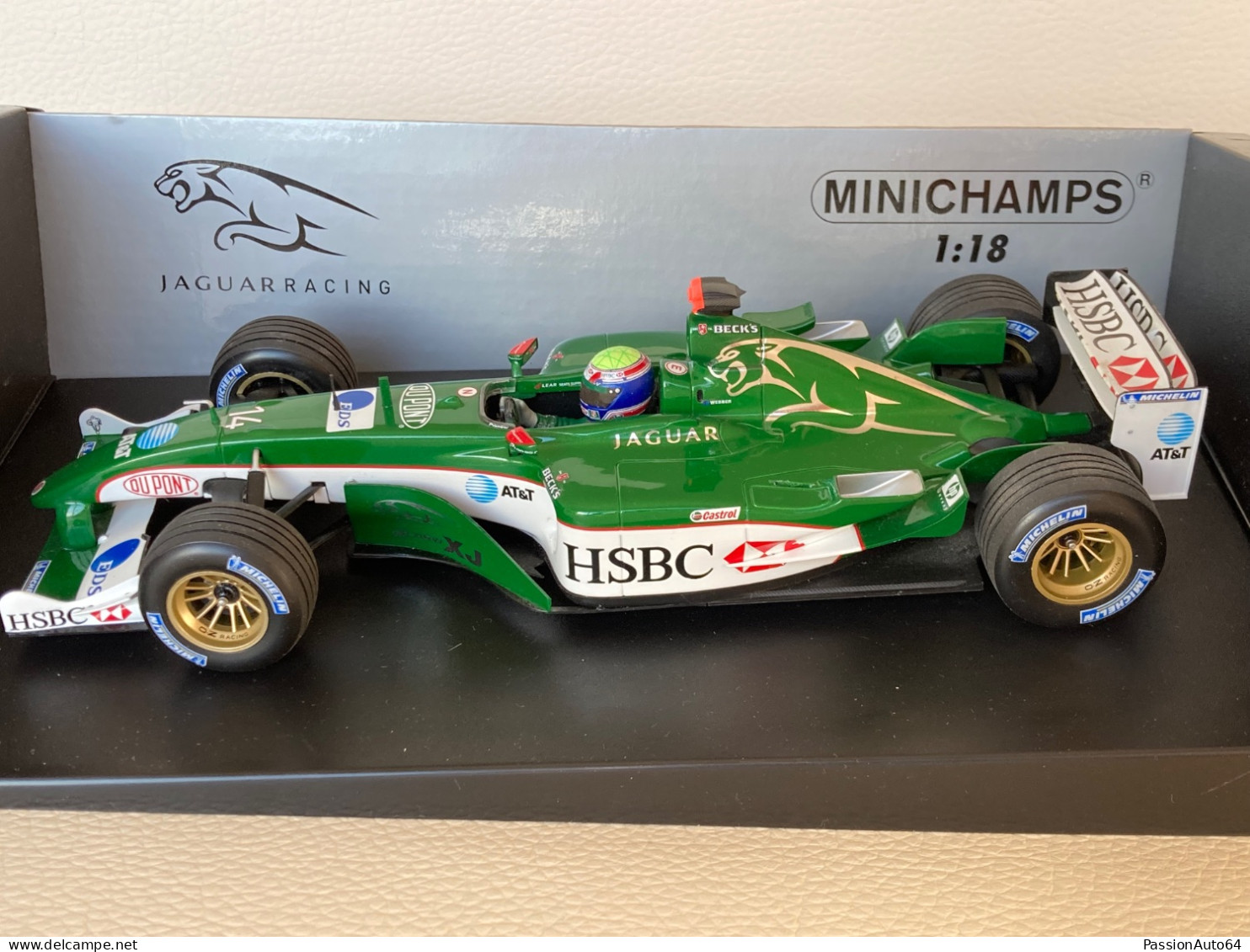 1/18 Minichamps Jaguar Racing R4 M. Webber F1 2003 no Hot Wheels Elite Exoto BBR GP Replicas