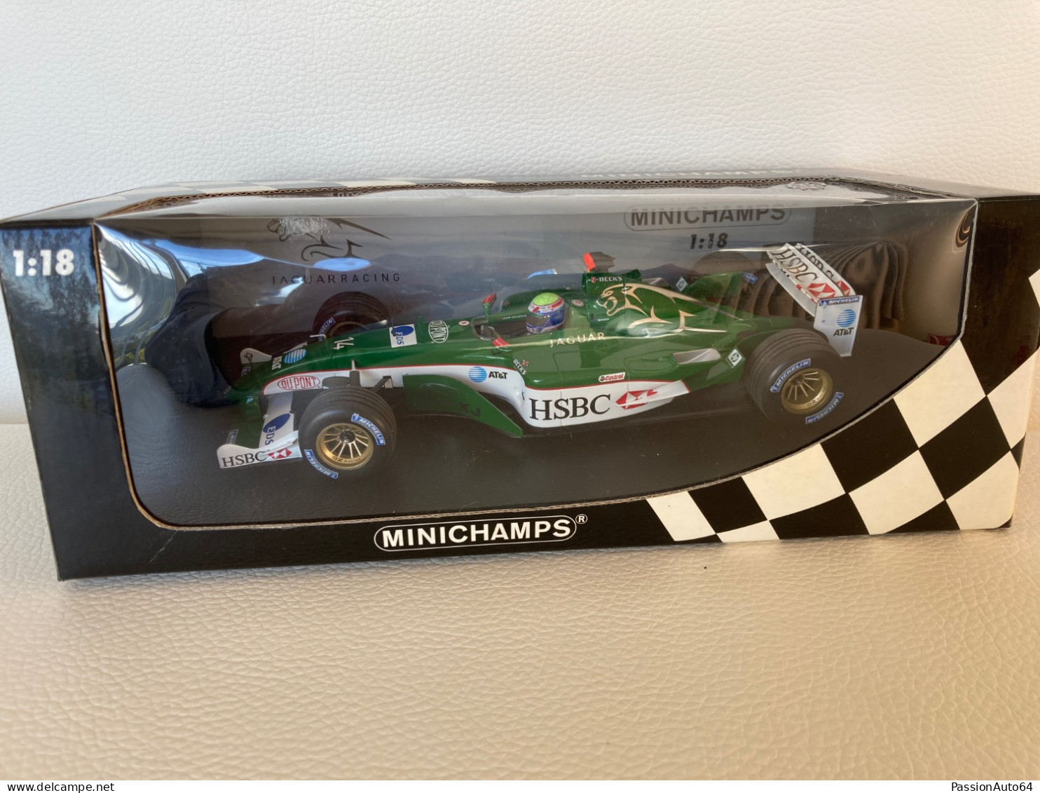 1/18 Minichamps Jaguar Racing R4 M. Webber F1 2003 no Hot Wheels Elite Exoto BBR GP Replicas