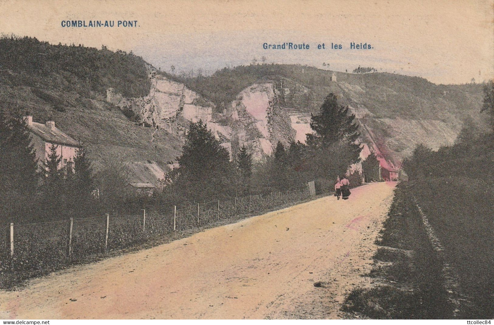 CPA-COMBLAIN AU PONT-Grand'route Et Les Helds - Comblain-au-Pont