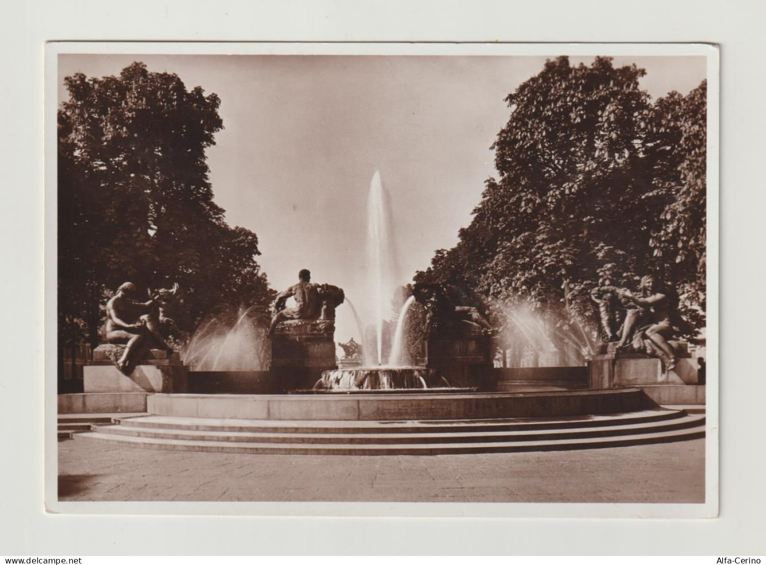 TORINO:  FONTANA  ANGELICA  -  PER  LA  SVIZZERA  -  FOTO  -  FG - Parken & Tuinen