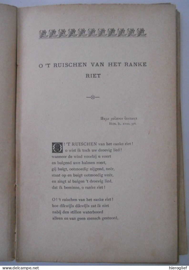 DICHTOEFENINGEN Door Guido Gezelle 1892 Roeselare De Meester / Brugge Kortrijk - Dichtung