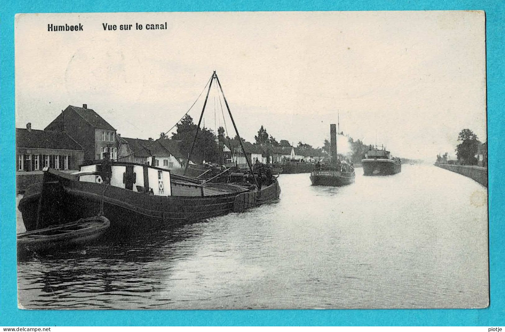 * Humbeek (Grimbergen - Vlaams Brabant) * Vue Sur Le Canal, De Vaart, Kanaal, Bateau, Péniche, Boat, Quai, TOP - Grimbergen