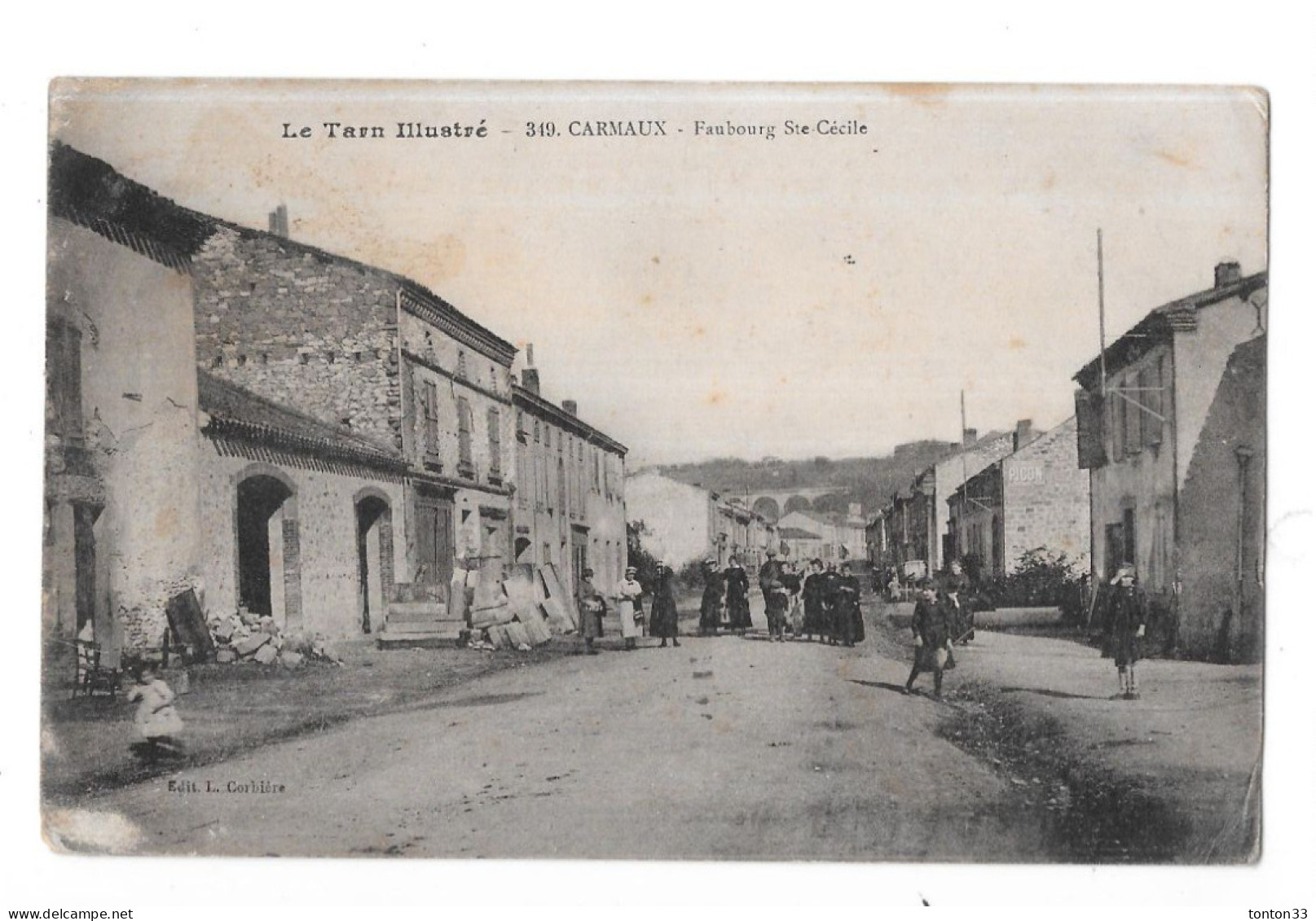 CARMAUX - 81 - Faubourg Sainte Cécile - Edit Corbière - TRES RARE - GEO 2 - - Carmaux