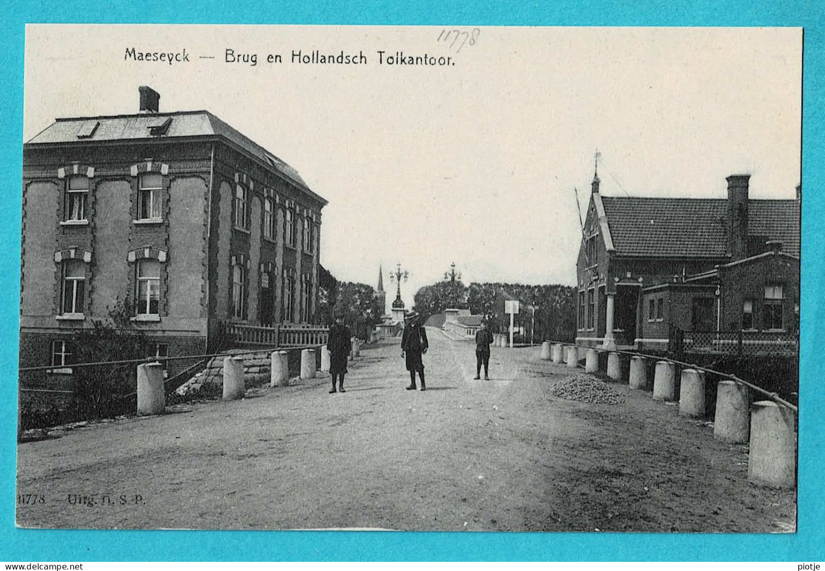 * Maaseik - Maaseyck (Limburg) * (Uitg G.S.P., Nr 11778) Brug En Hollands Tolkantoor, Frontière, Grens, Douane, TOP - Maaseik