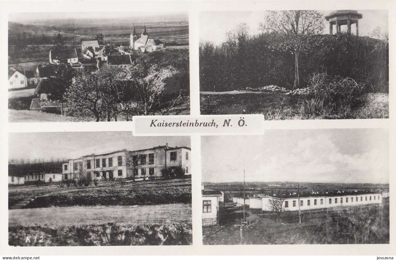 AK - NÖ - Kaisersteinbruch Ehemaliges Kasernengelände - 1955 - Neusiedlerseeorte