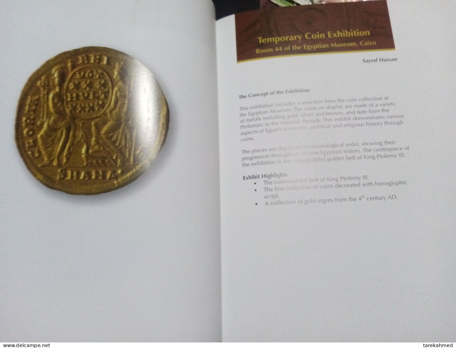 Egypt 2010, Egyptian Museum Series,Rare Encyclopedia Of "coins Through The Ages" 50 High Resolution Painted Pages, Dolab - Riviste & Cataloghi