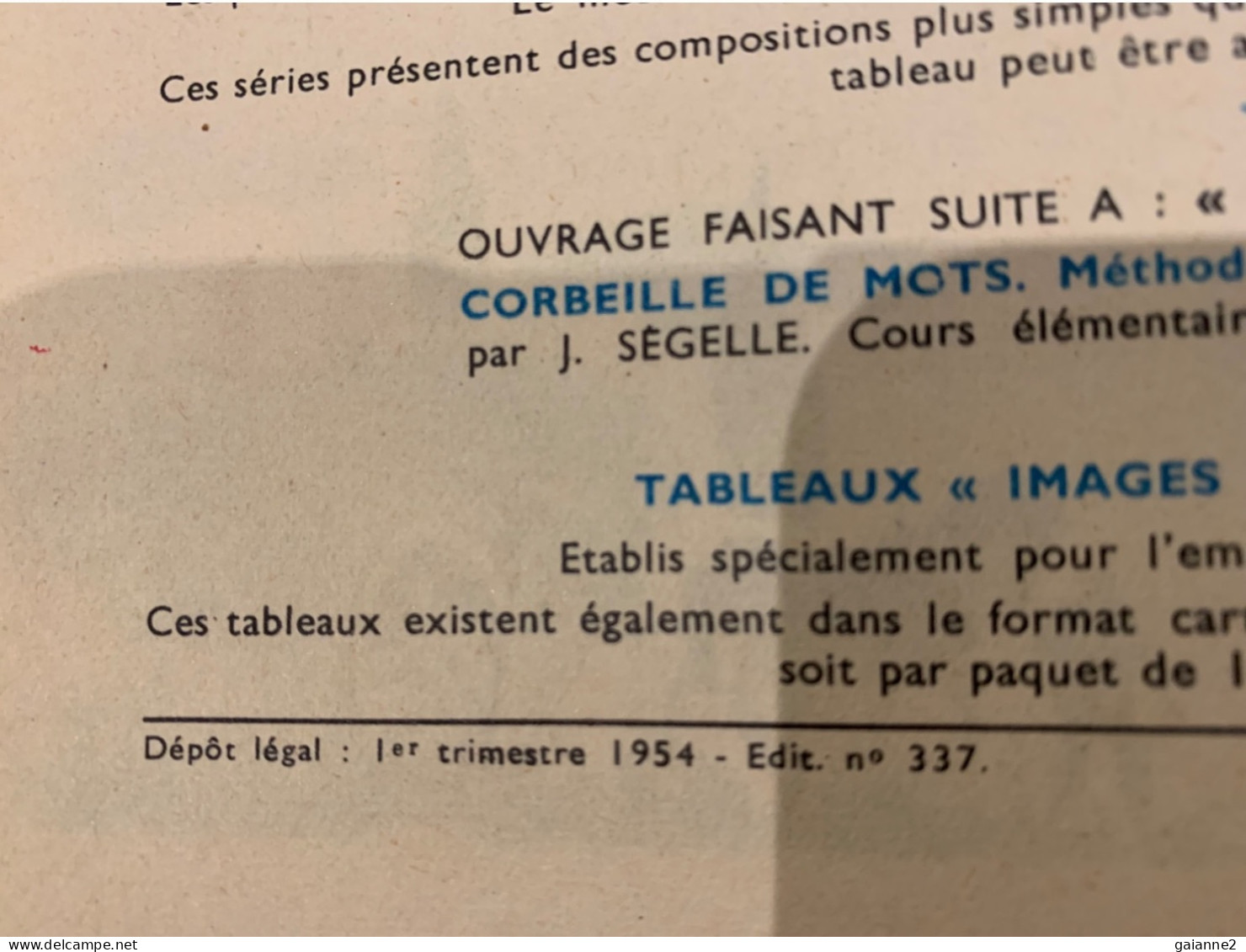 A La Poursuite Des Mots (CP Et CE)1954 - 6-12 Ans