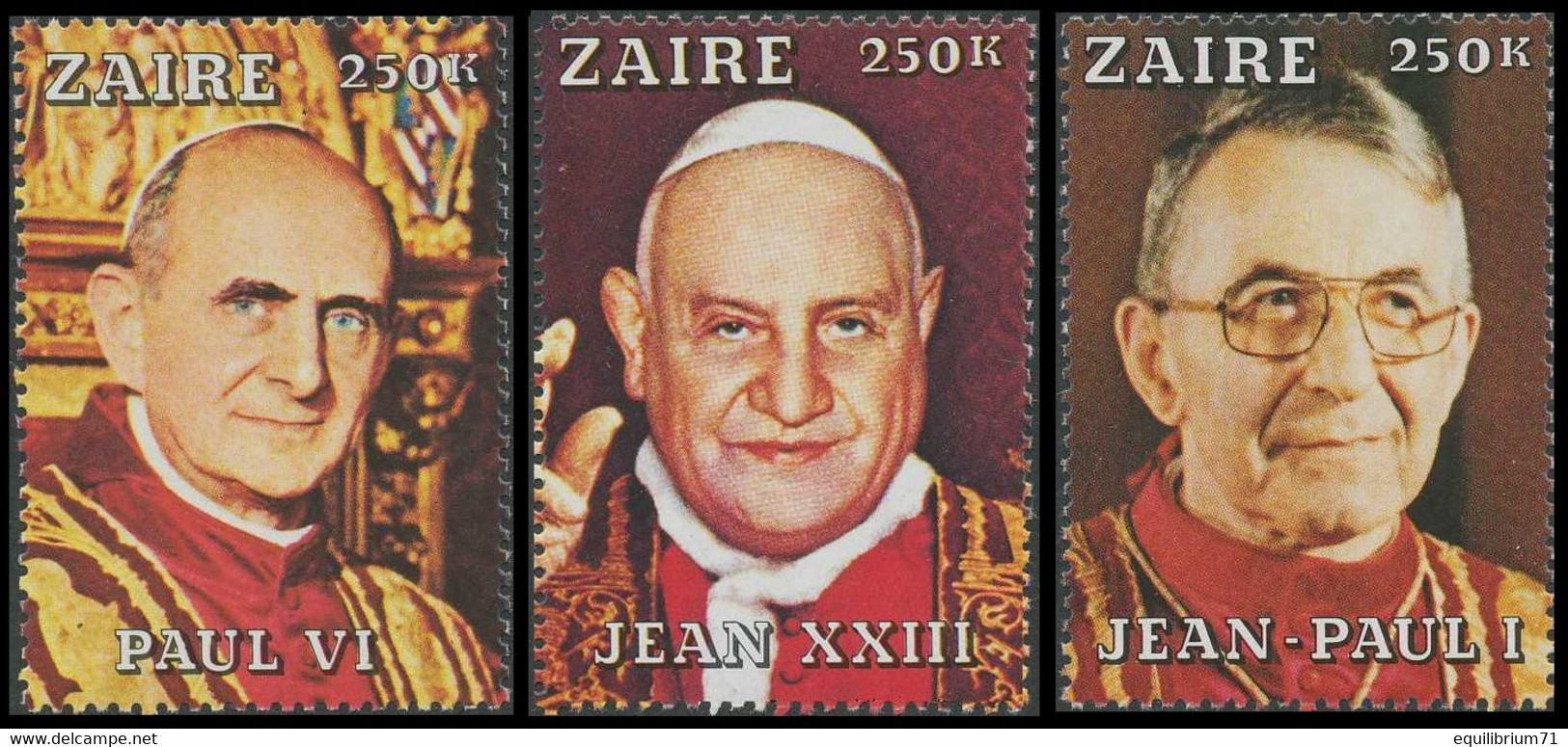 975/977**(BL31/3) - Les Papes /De Pausen /Päpste - Jean XXIII, Paul VI, Jean-Paul I / Johannes XXIII, Paulus VI... - Nuovi