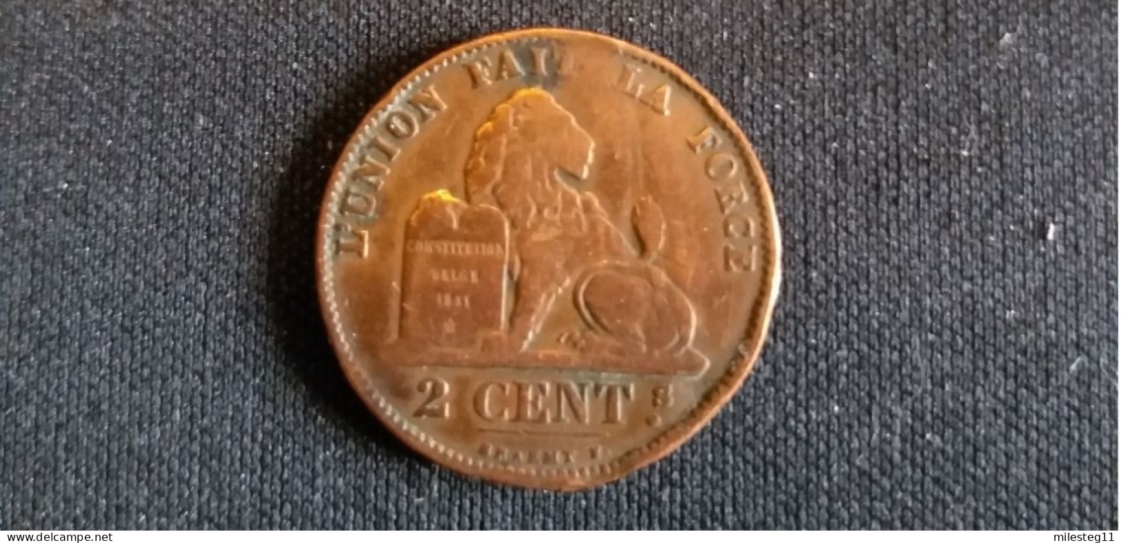 Pièce De 2 Centimes De 1876 Fr (Léopold II) - 2 Cents