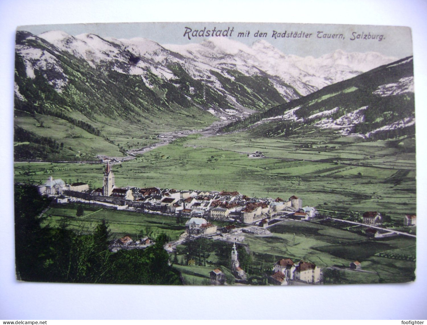 Radstadt Mit Den Rädstadter Tauern, Salzburg - Totalansicht - Ca 1910s - Radstadt