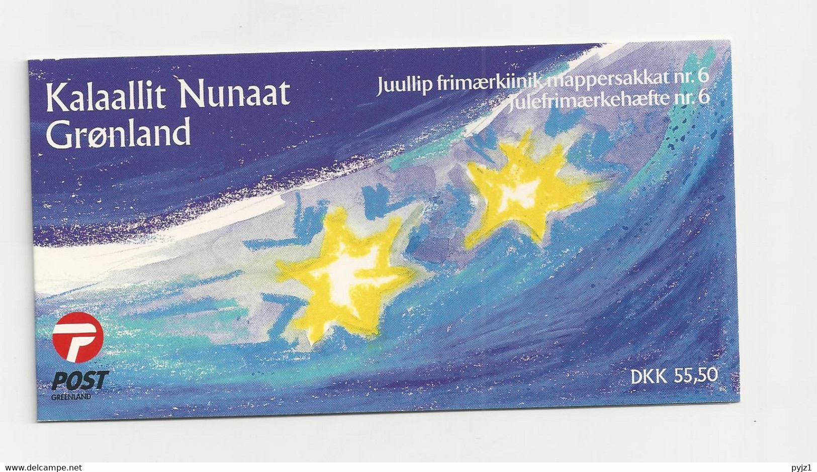 2001 MNH Greenland, Booklet Mi 374-5, Postfris - Postzegelboekjes