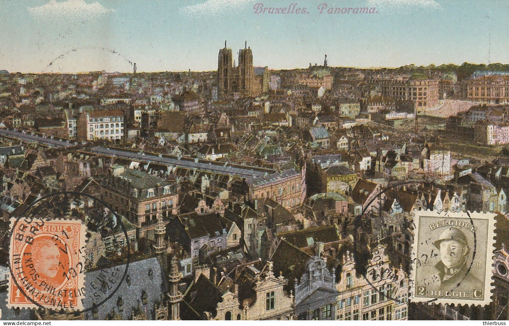 Carte Exposition Philatelique De 1924 Bruxelles - Erinnerungskarten – Gemeinschaftsausgaben [HK]