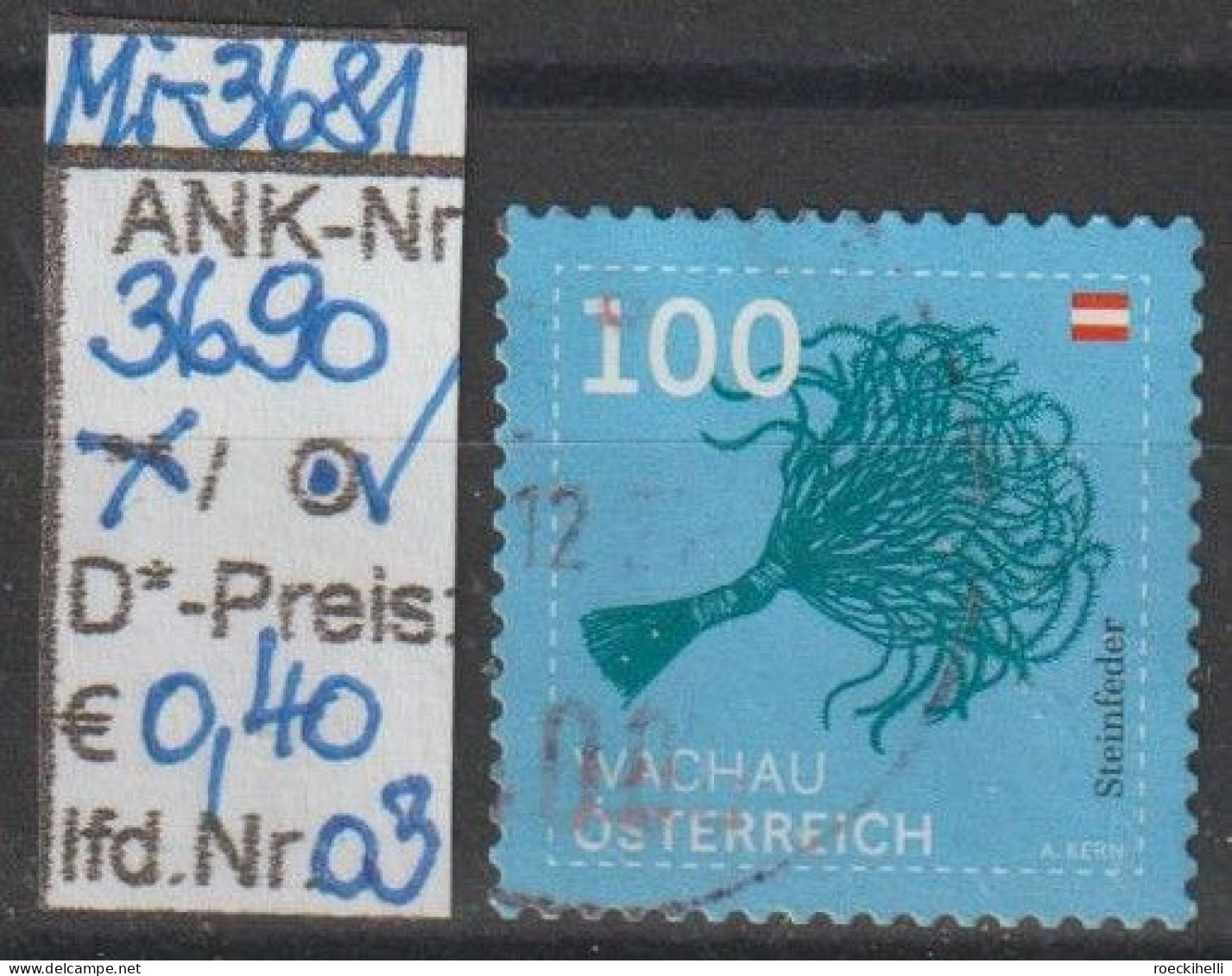 2022 - ÖSTERREICH - FM/DM "Trachten-Beiwerk..." 100 C Mehrf.- O Gestempelt - S.Scan (3690o 01-05 At) - Gebruikt