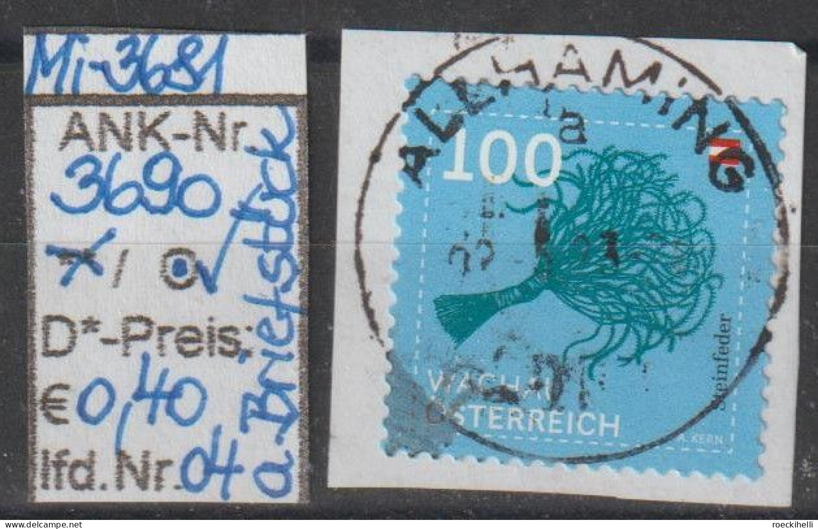 2022 - ÖSTERREICH - FM/DM "Trachten-Beiwerk..." 100 C Mehrf.- O Gestempelt - S.Scan (3690o 01-05 At) - Oblitérés