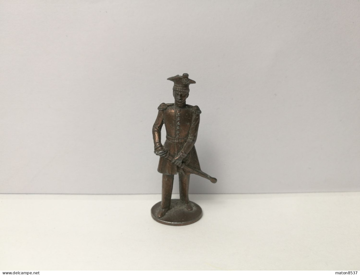 Kinder : Soldaten 19. Jahrhundert -  1970-80 - Hauptmann - Brüniert - Ohne Kennung  - 40mm - 1 - Figurine In Metallo