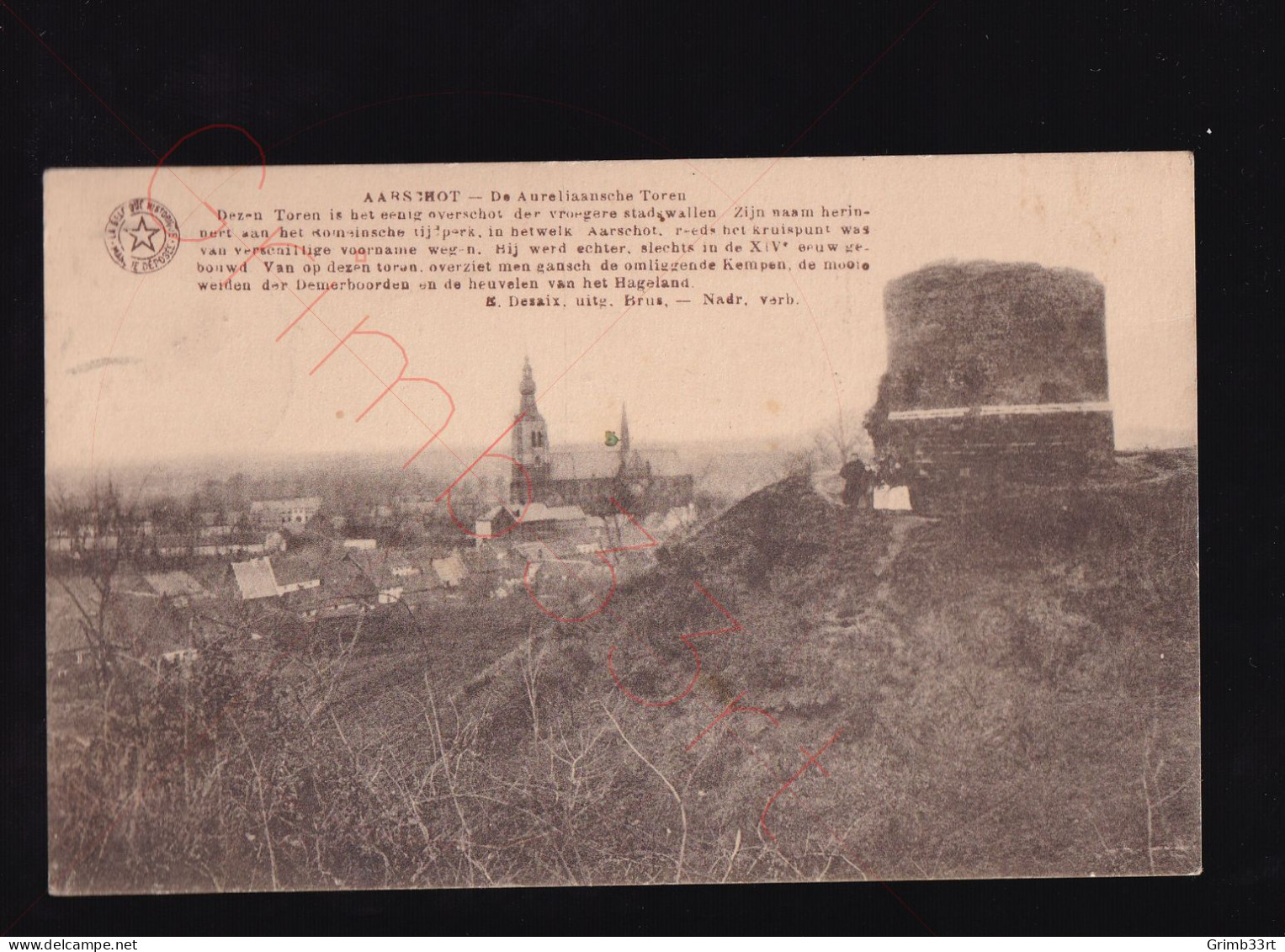 Aarschot - De Aureliaansche Toren - Postkaart - Aarschot