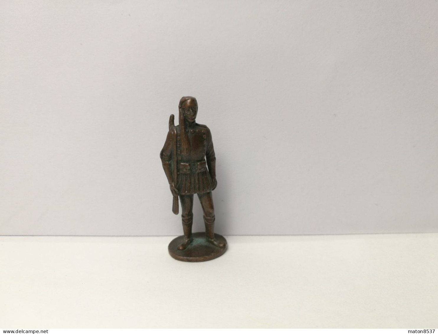 Kinder : Soldaten 19. Jahrhundert - 1970-80 - Evzone  -  Brüniert - Ohne Kennung  - 40mm - 4 - Figurine In Metallo