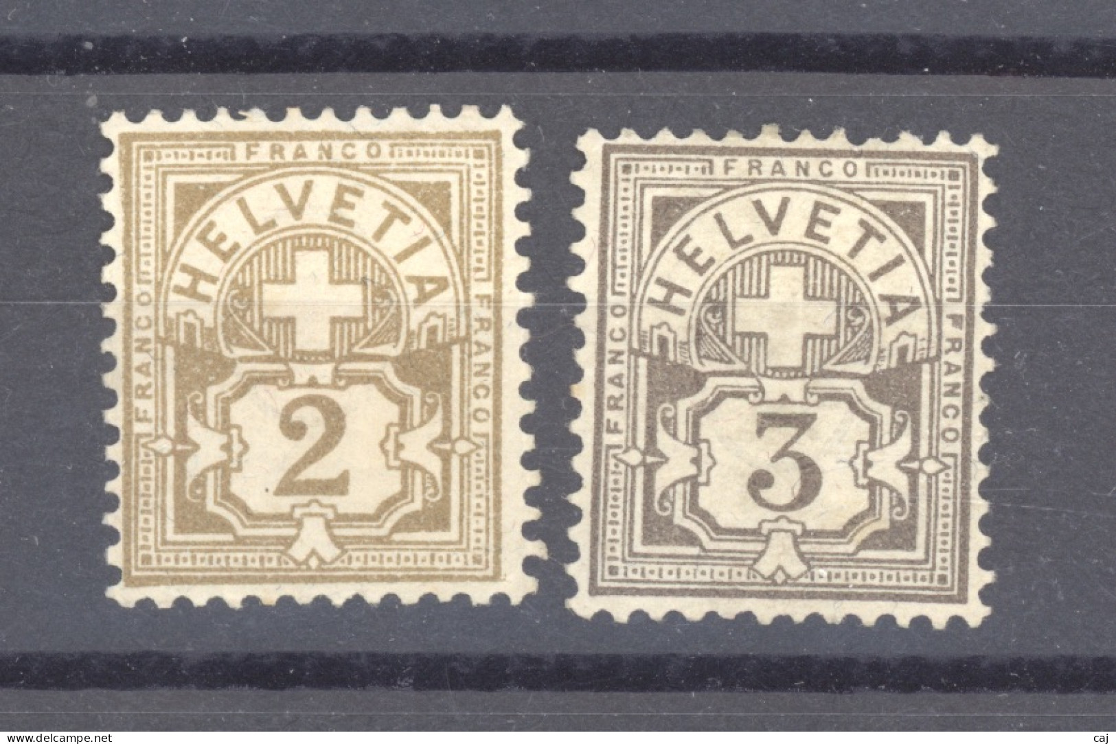 0ch  1911  -  Suisse  :  Yv  63-64  * - Unused Stamps