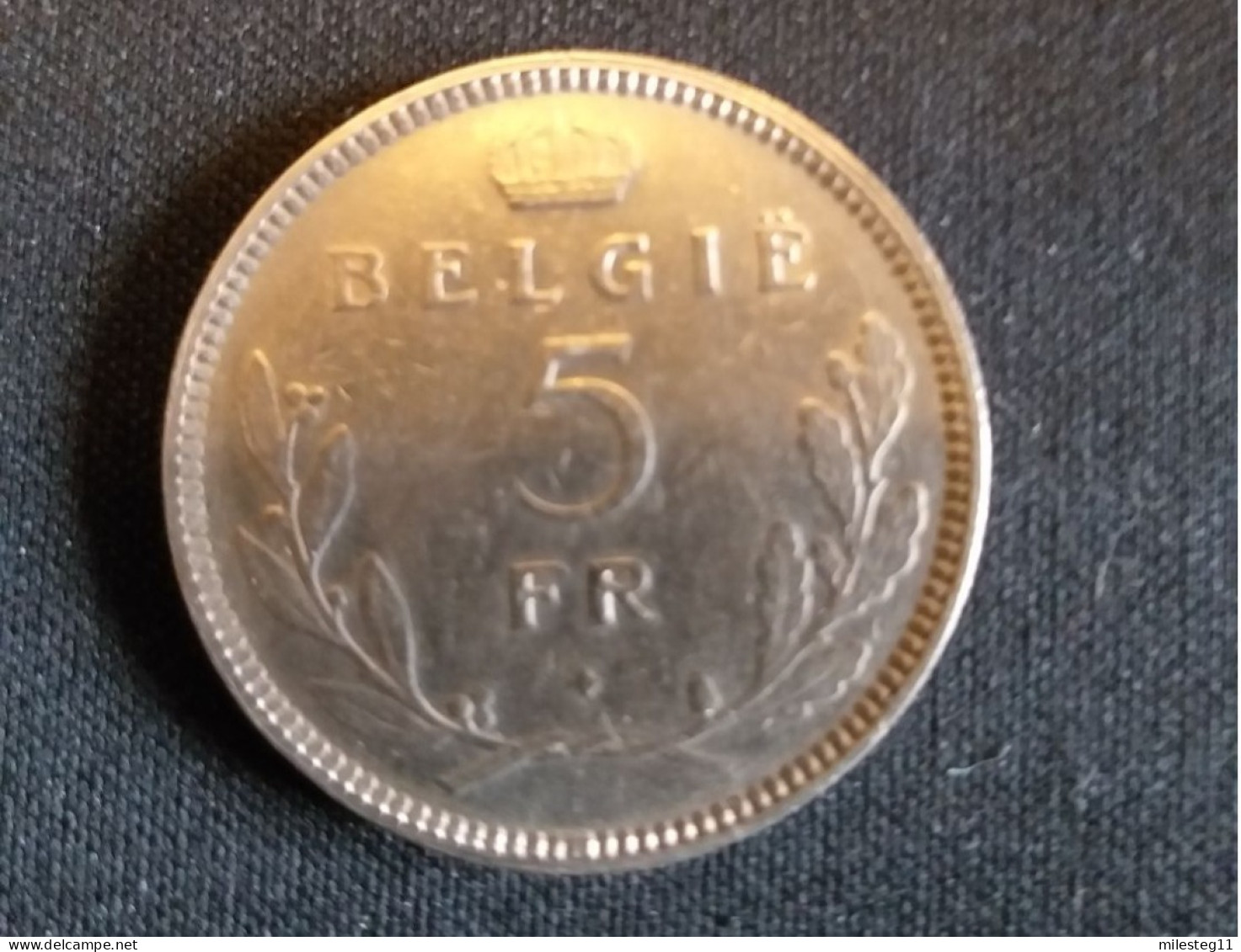 Pièce De 5 Francs De 1936 NDL De Léopold III (nickel) (n°452 Du Catalogue Officiel) - 5 Francs