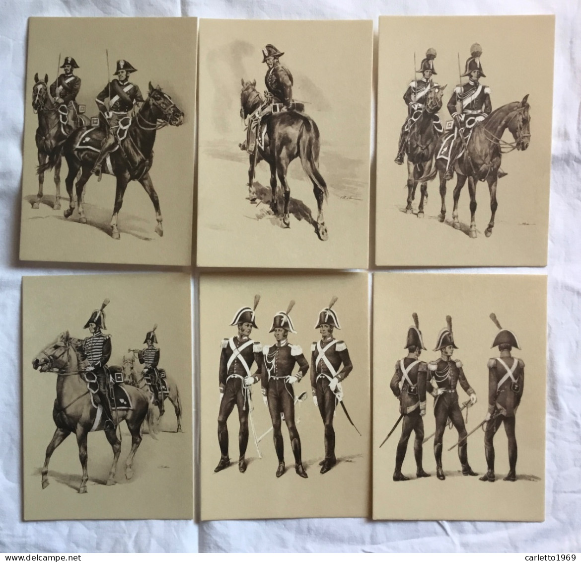 18 CARTOLINE I CARABINIERI NELLE TRADIZIONALI UNIFORMI - Collections & Lots