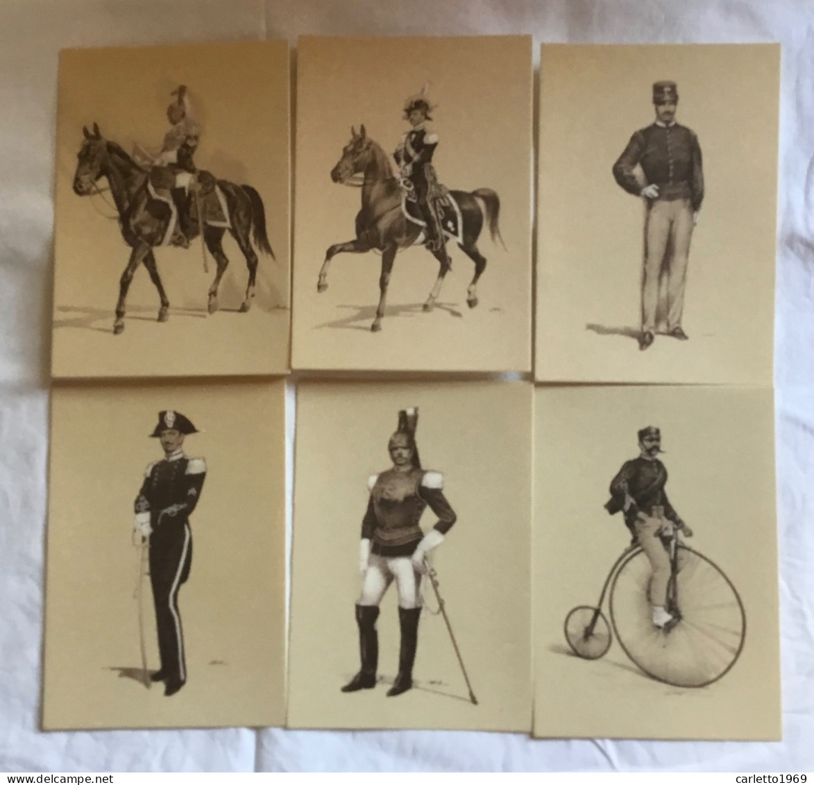 18 CARTOLINE I CARABINIERI NELLE TRADIZIONALI UNIFORMI - Collections & Lots