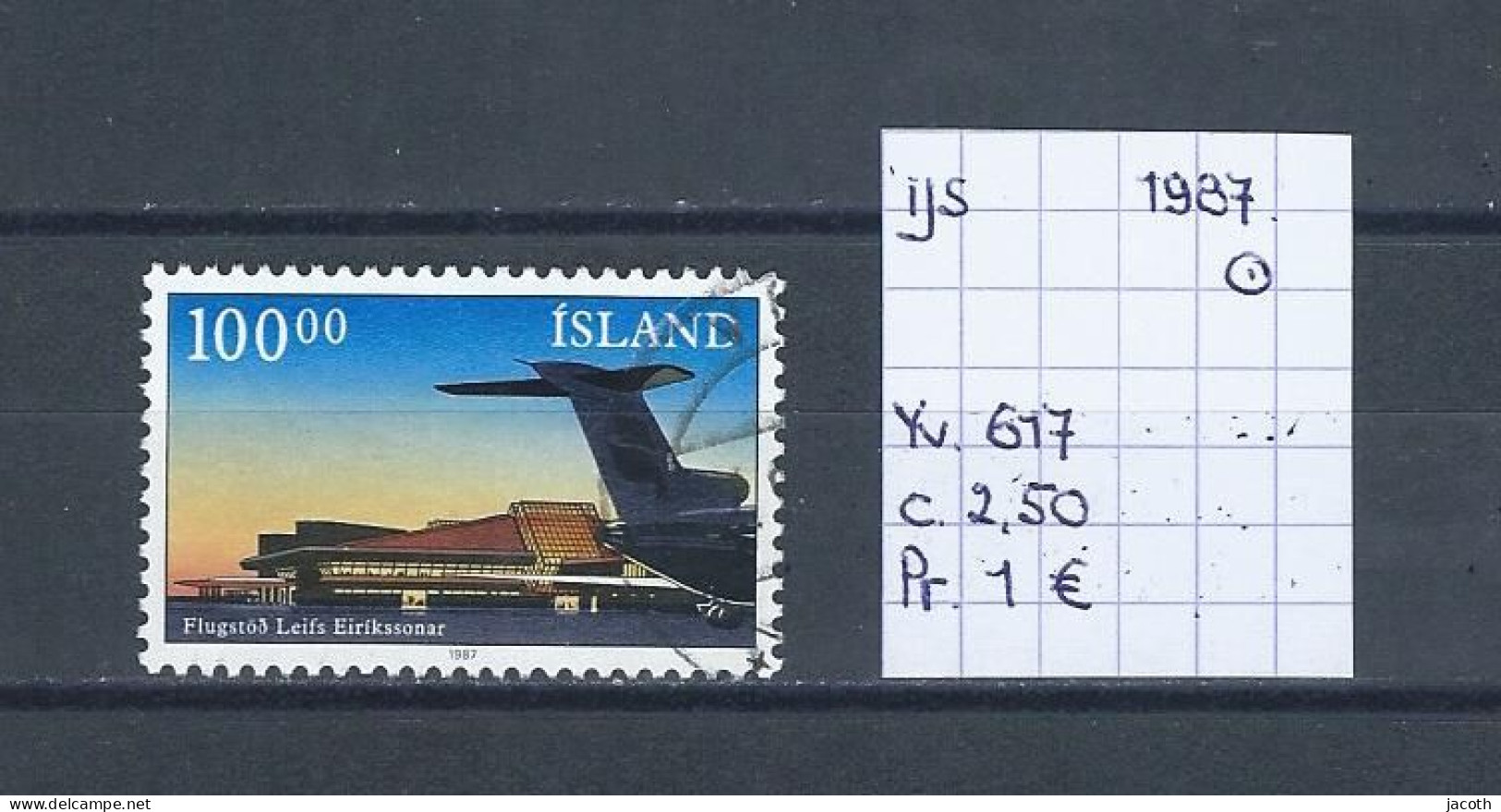 (TJ) IJsland 1987 - YT 617 (gest./obl./used) - Oblitérés