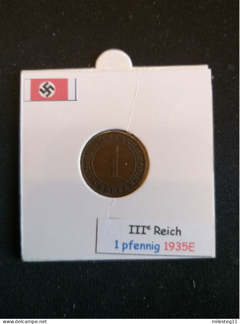 Pièce De 1 Reichspfennig De 1935E - 1 Reichspfennig