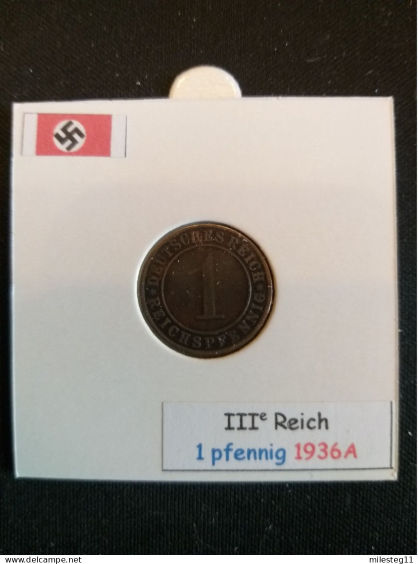 Pièce De 1 Reichspfennig De 1936A - 1 Reichspfennig