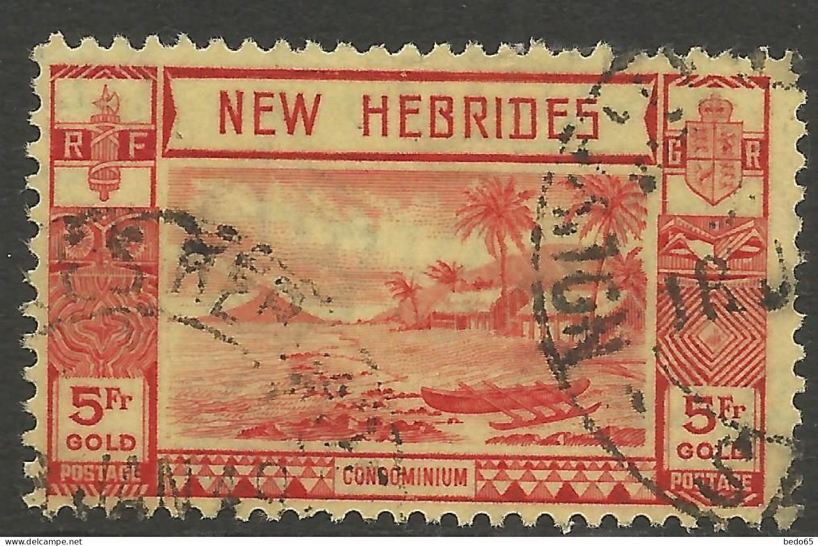 NOUVELLES-HEBRIDES N° 122 OBL  / Used / - Used Stamps