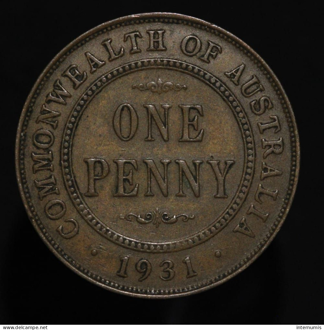 Australie / Australia, George V, 1 Penny, 1931, Bronze, TTB+ (EF), KM#23 - Penny