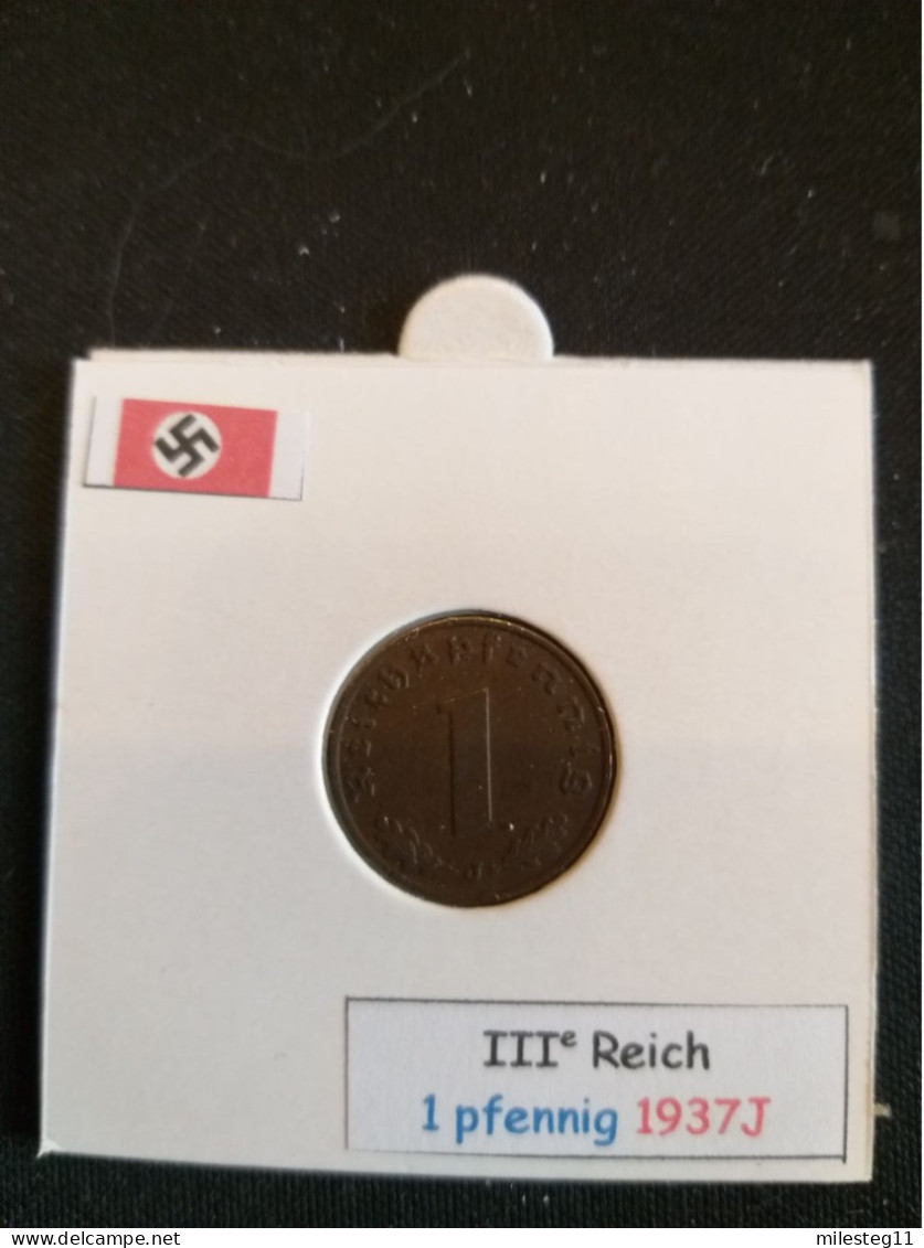 Pièce De 1 Reichspfennig De 1937J - 1 Reichspfennig