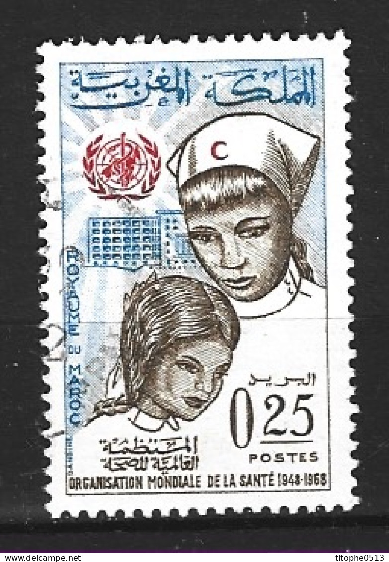 MAROC. N°555 Oblitéré De 1968. OMS. - WHO