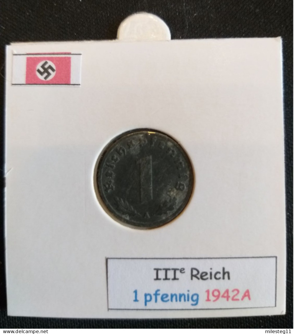 Pièce De 1 Reichspfennig De 1942A (Berlin) - 1 Reichspfennig