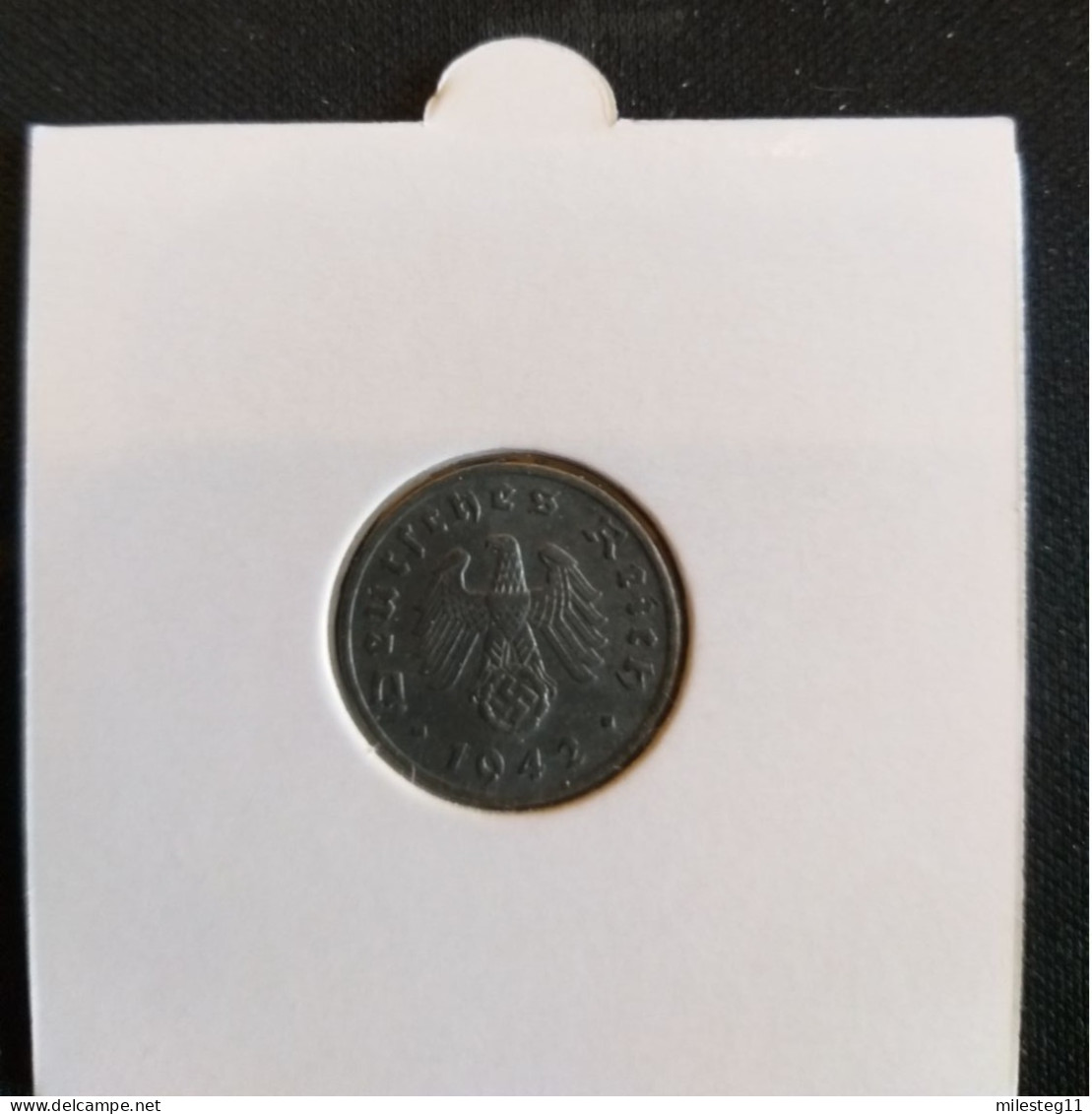 Pièce De 1 Reichspfennig De 1942F (Stuttgard) - 1 Reichspfennig