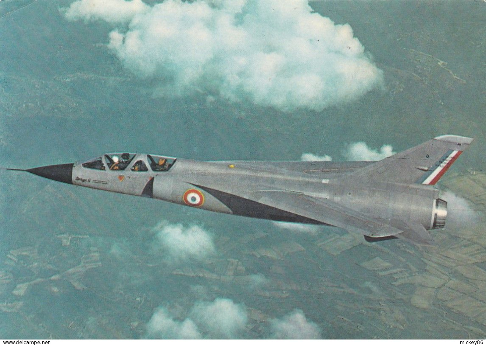 Avion-- 1971-- Mirage G ........................Timbre....cachet  ORANGE-AIR --84 - 1946-....: Era Moderna